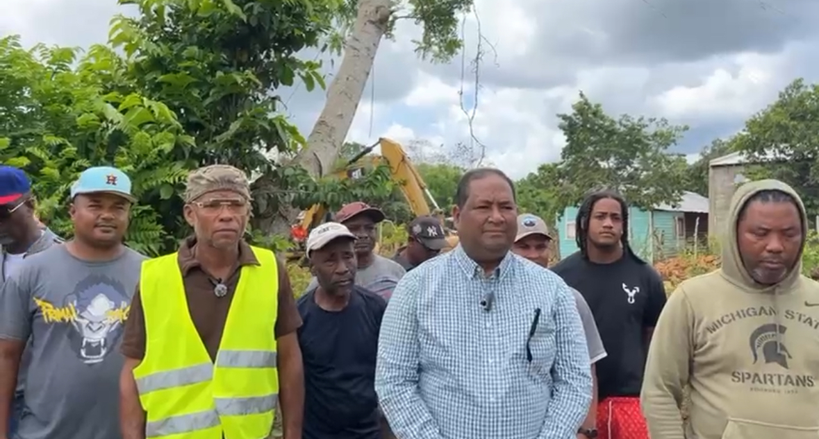 Corregidor de Sabana Prócer de Boyá interviene sector Los Corrales frente a vulnerabilidad por lluvias