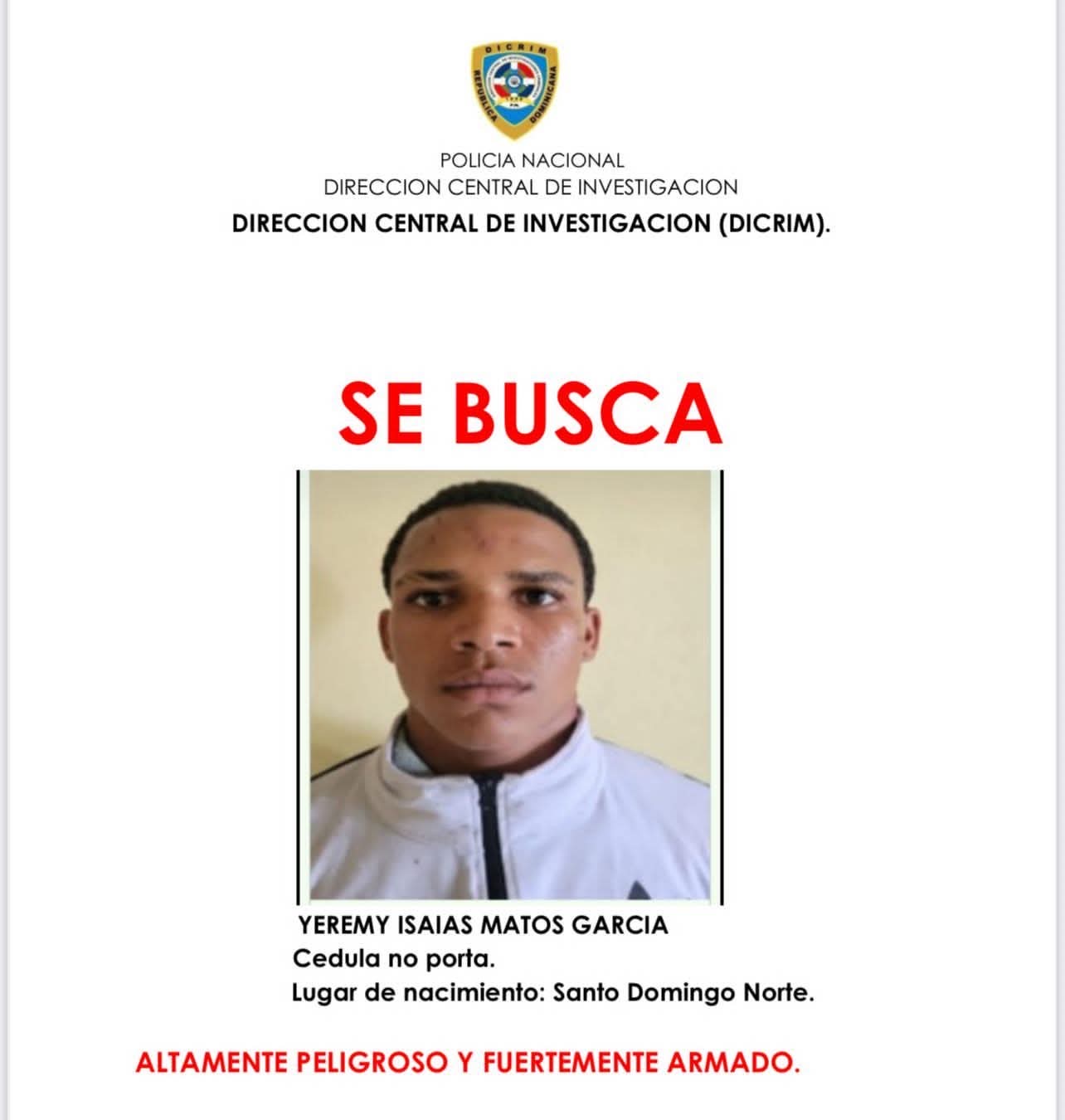 Cae derribado obligado delincuente “Yeremy” tras confrontar agentes de DICRIM en SDN Cae derribado obligado delincuente “Yeremy” tras confrontar agentes de DICRIM en SDN