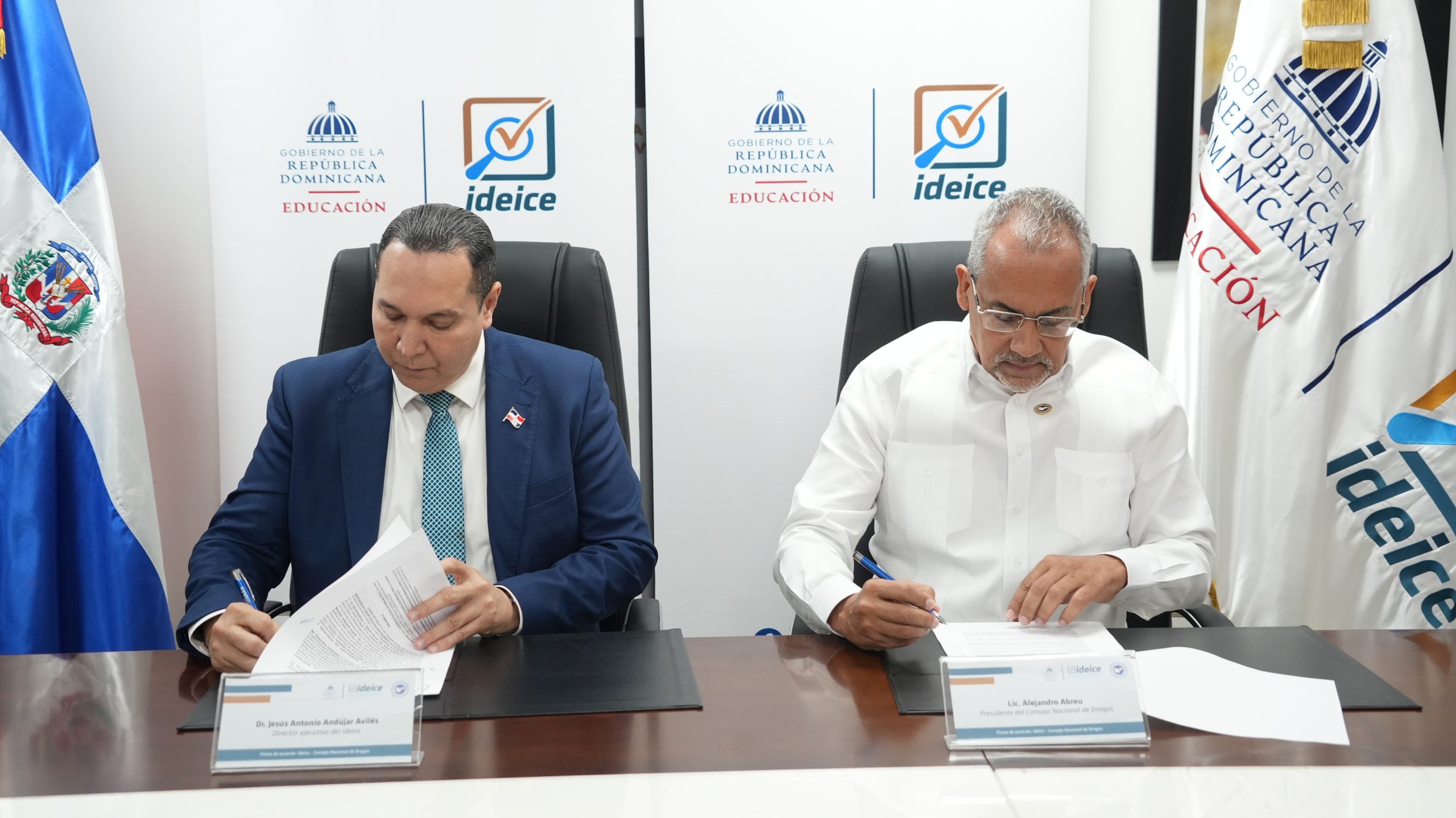 Ideice y el Consejo Nacional de Drogas firman acuerdo orientado al ...